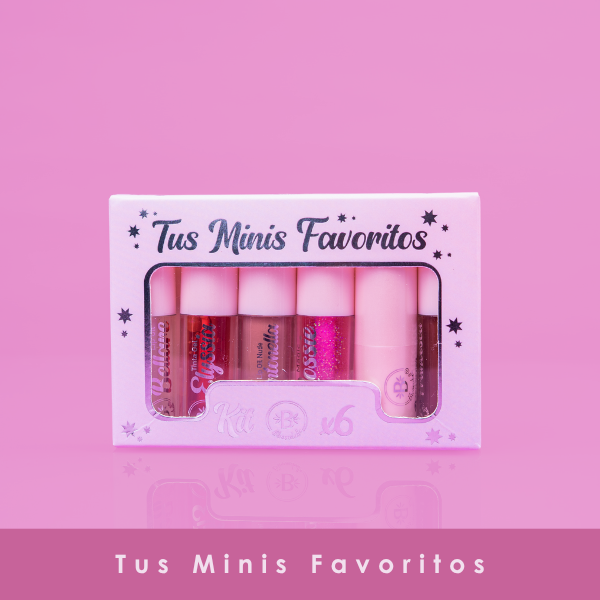 LIP BLOOM/BRILLO HIDRATANTE-BRILLO LABIAL/TUS MINI FAVORITOS X 6