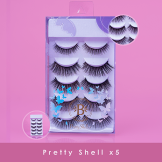 PestaÑas pretty shell x5 (pestaÑas postizas)