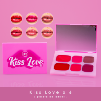 Kiss love x 6 (paleta de labios)